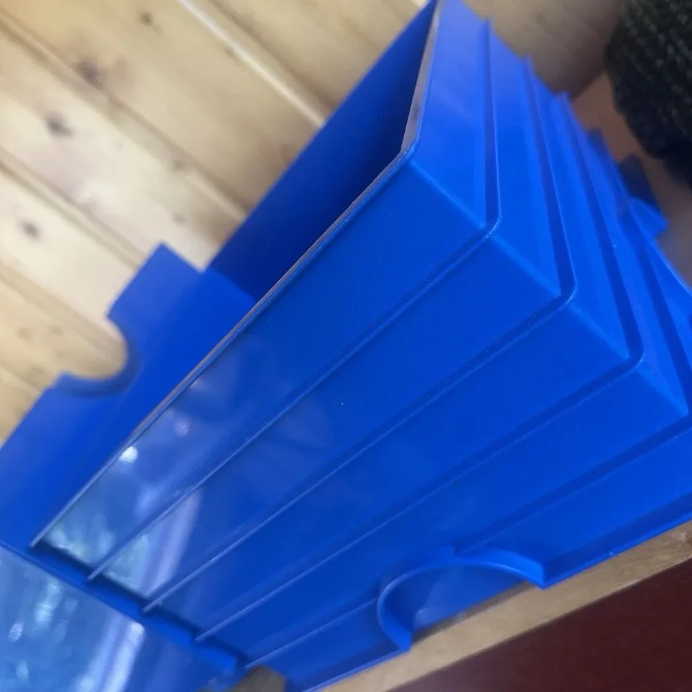 LEGO Room Copenhagen Blue 4-Stud Storage Brick Drawer Stackable Organizer